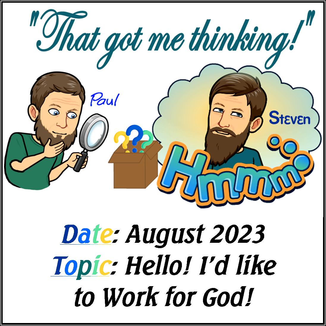 New Skit – “Hello I’d Like to Work for God”/Moody Founder’s Conference